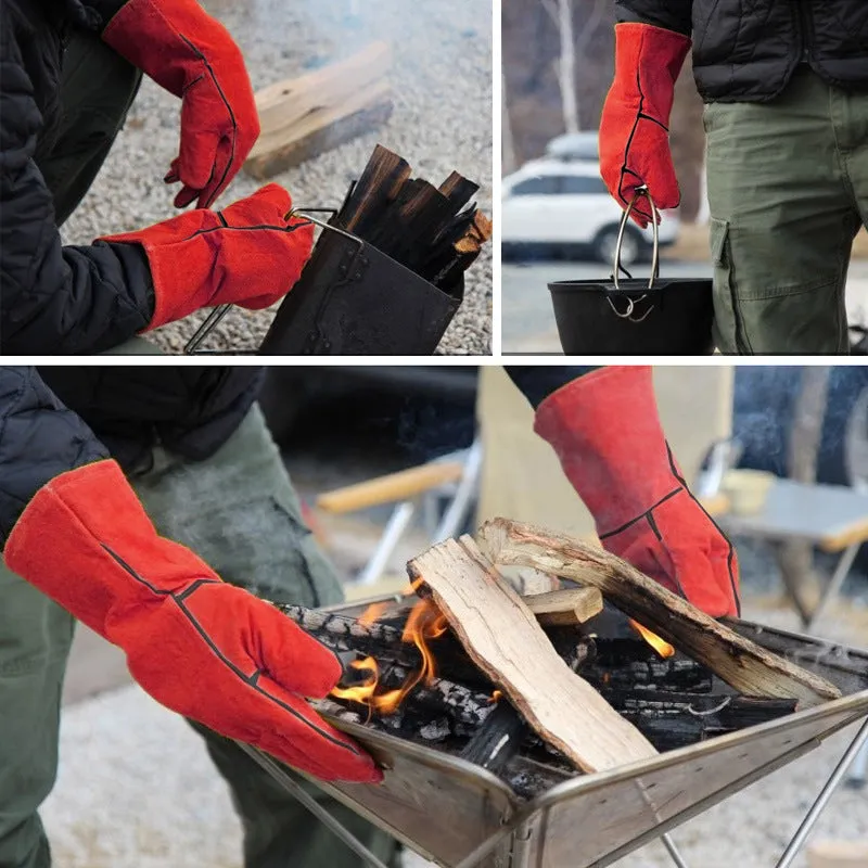 High-Temperature Resistant Outdoor BBQ Gloves