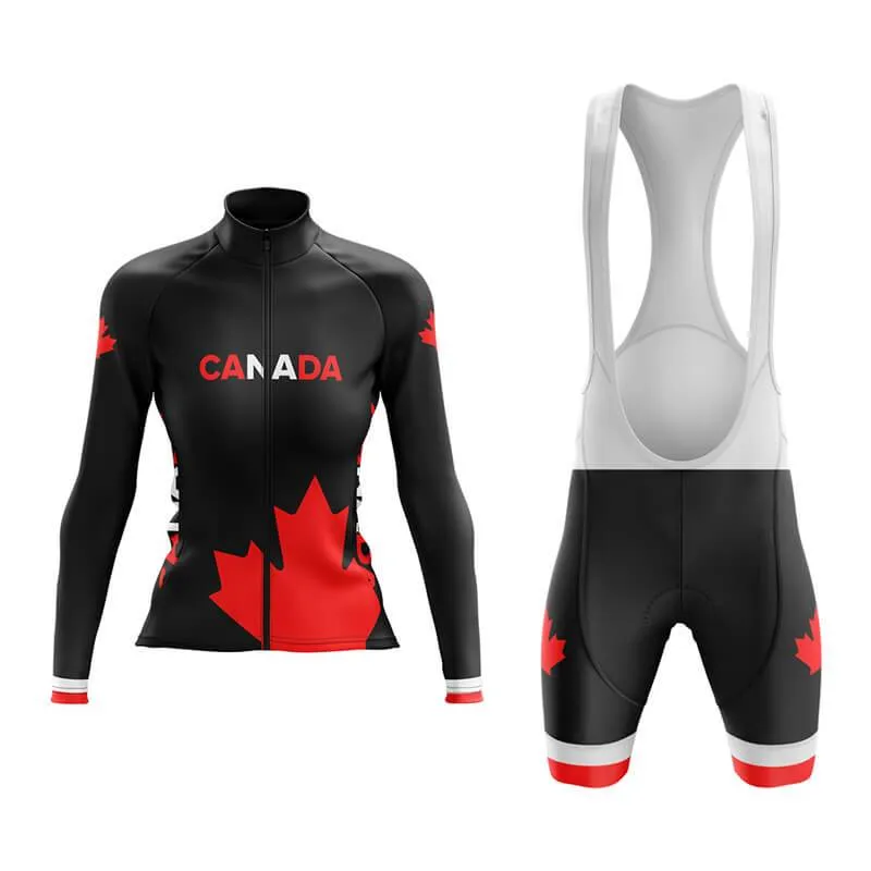 Invert Team Canada Aero Cycling Kit (Black)