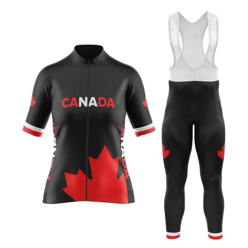 Invert Team Canada Aero Cycling Kit (Black)