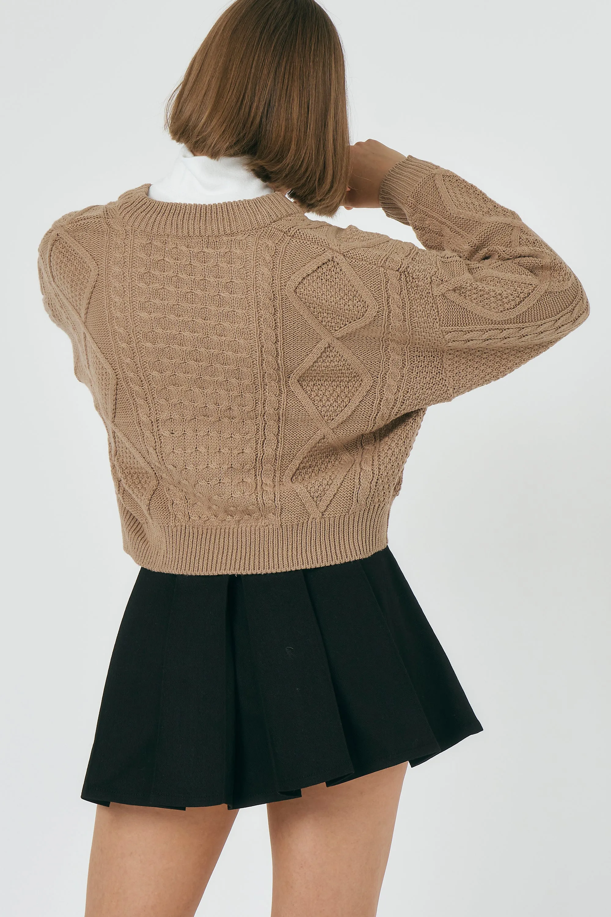 Ivy Cropped Sweater Top