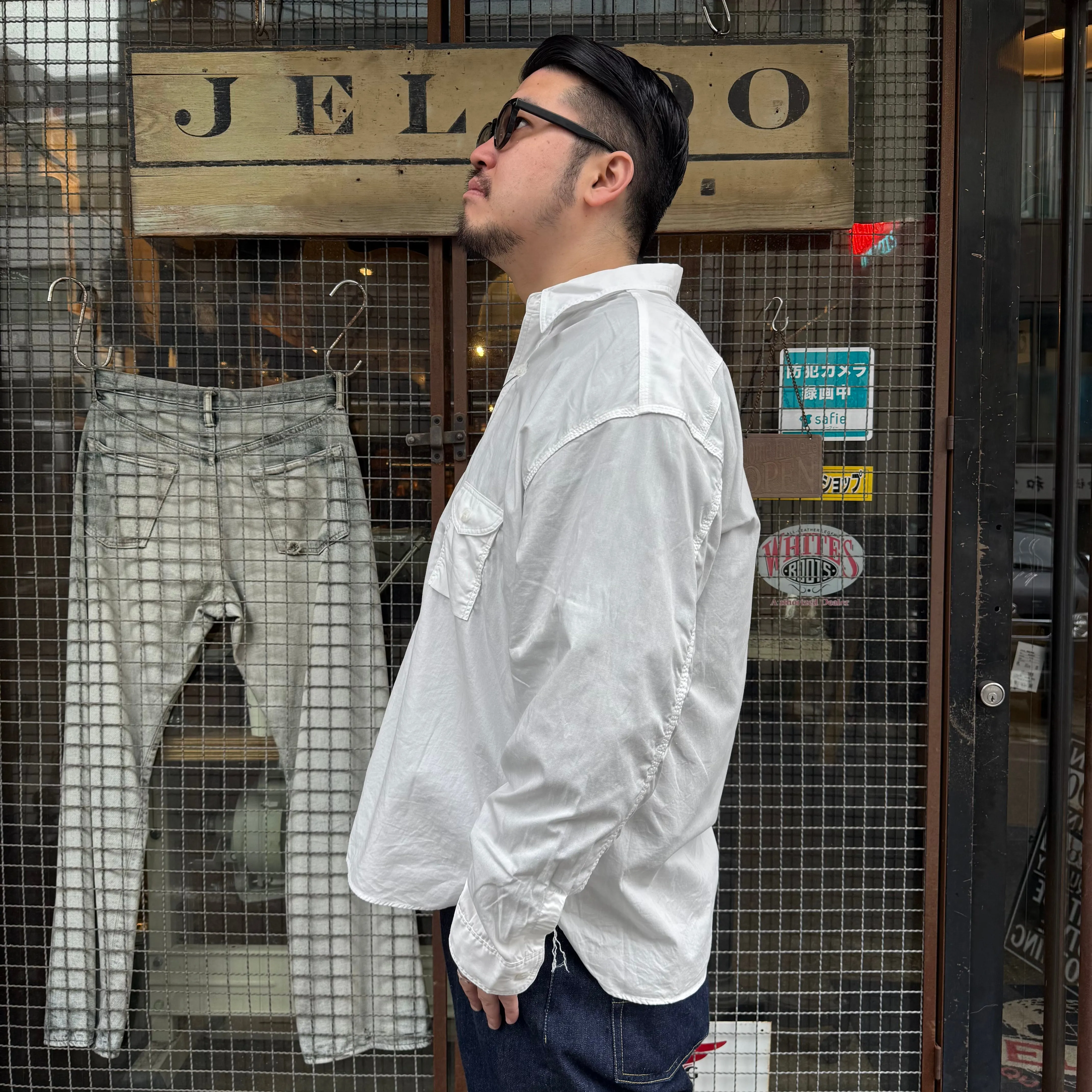 JELADO Smoker Shirt White【JP94113】