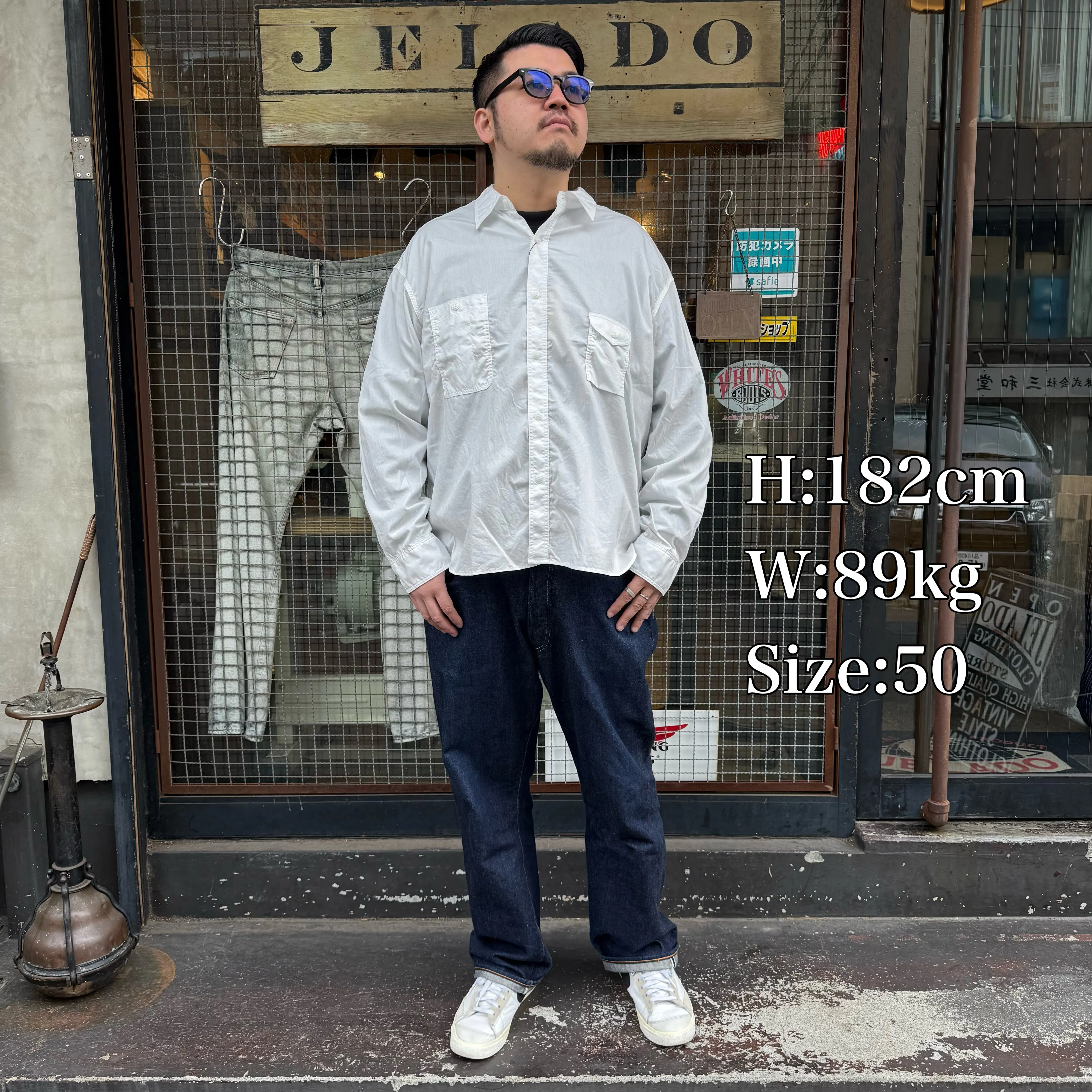 JELADO Smoker Shirt White【JP94113】