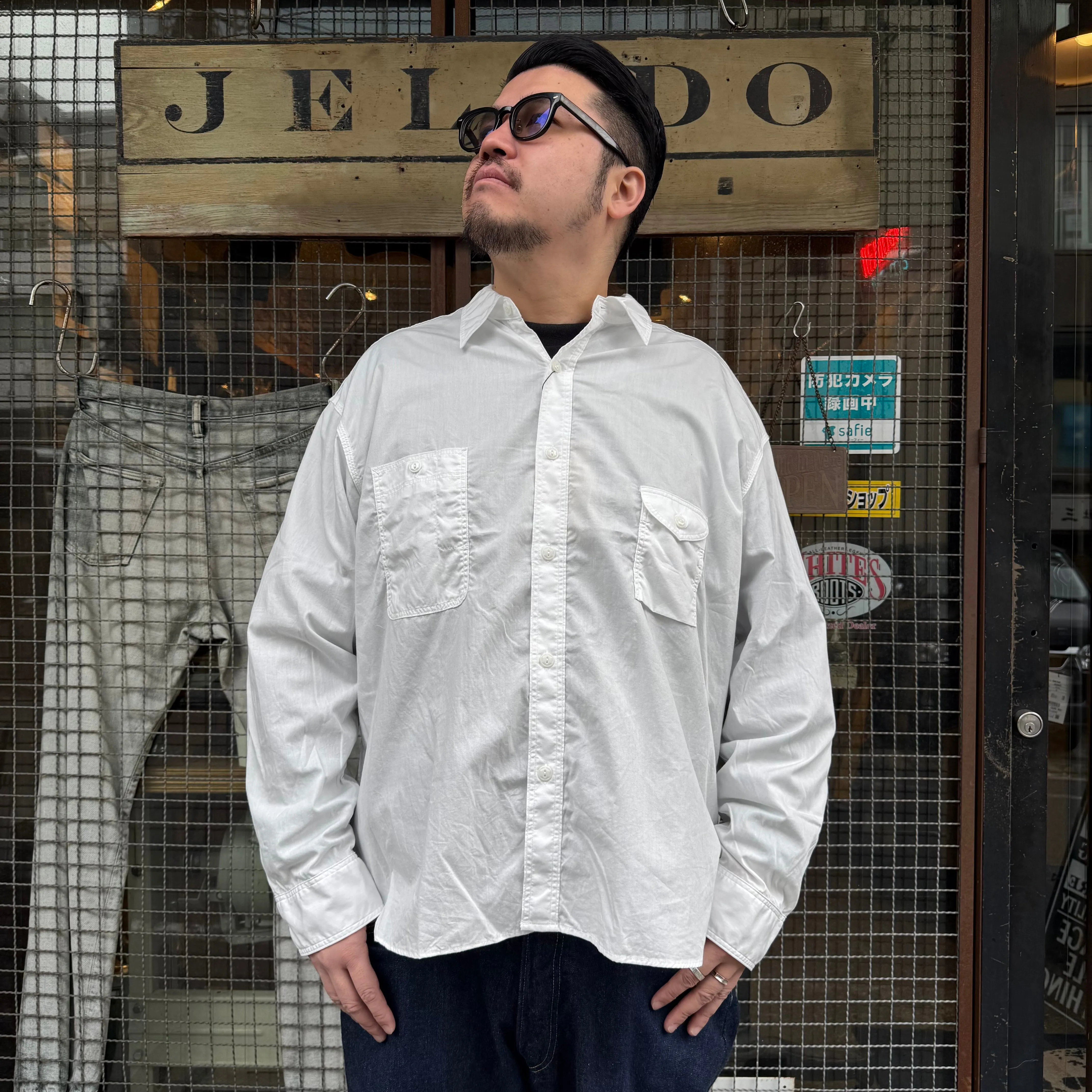 JELADO Smoker Shirt White【JP94113】