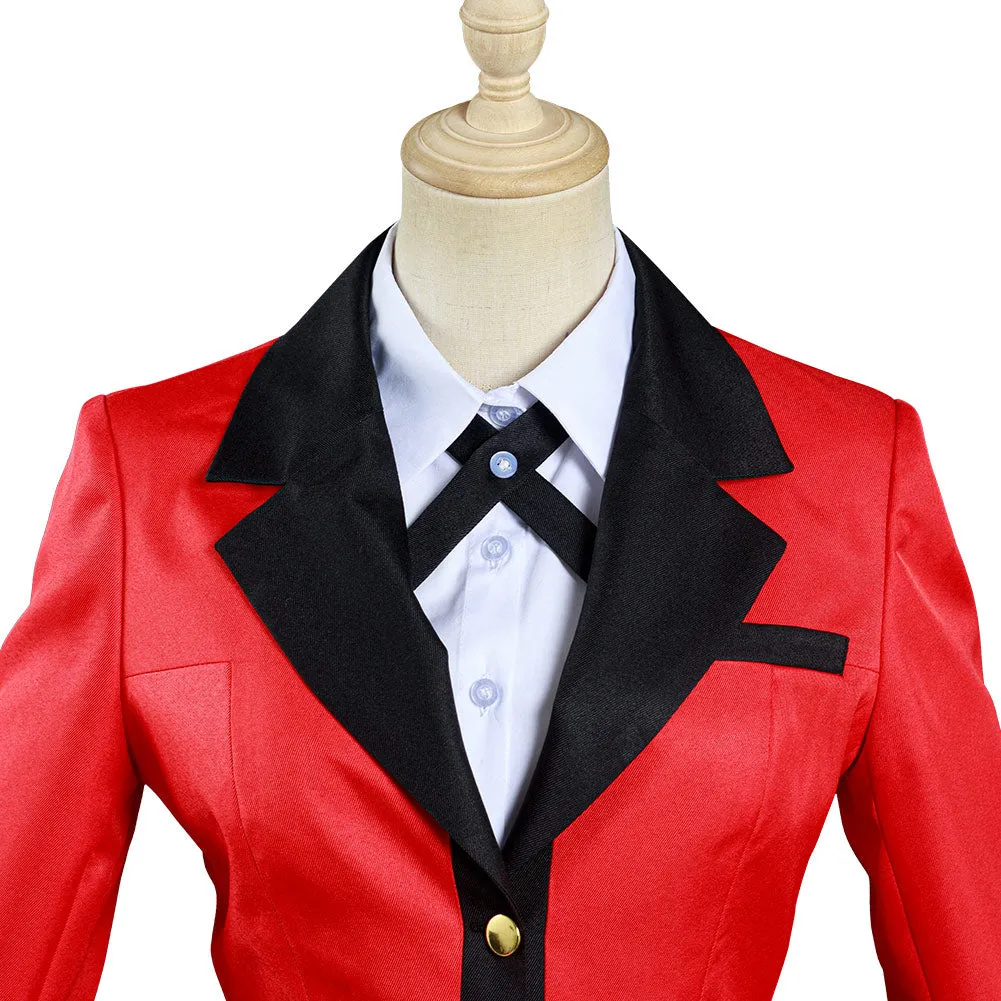 Kakegurui: Compulsive Gambler Yomoduki Runa Shirt Skirt Outfits Halloween Carnival Suit Cosplay Costume