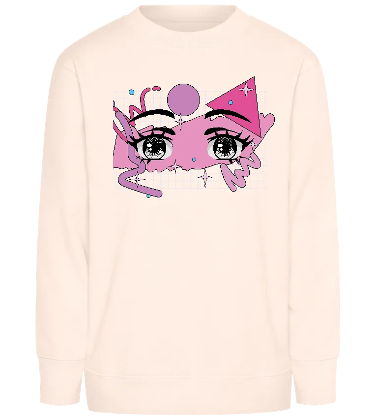 Kawaii Eyes Design - Comfort Kids Sweater