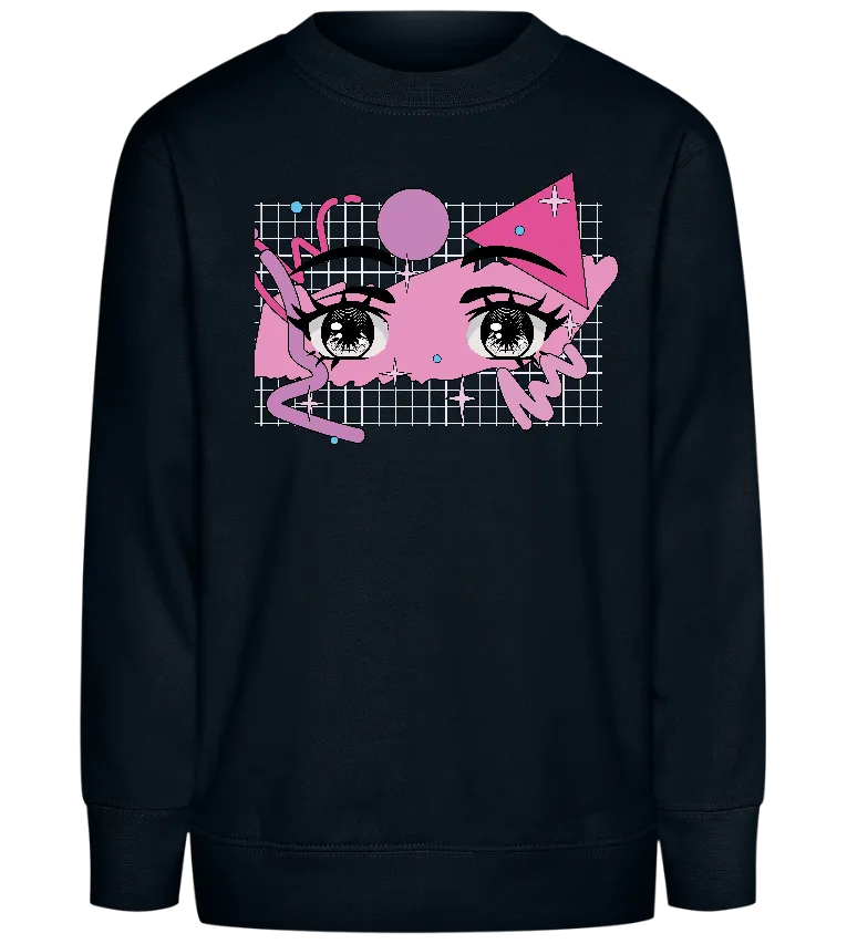 Kawaii Eyes Design - Comfort Kids Sweater