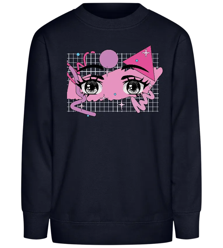 Kawaii Eyes Design - Comfort Kids Sweater