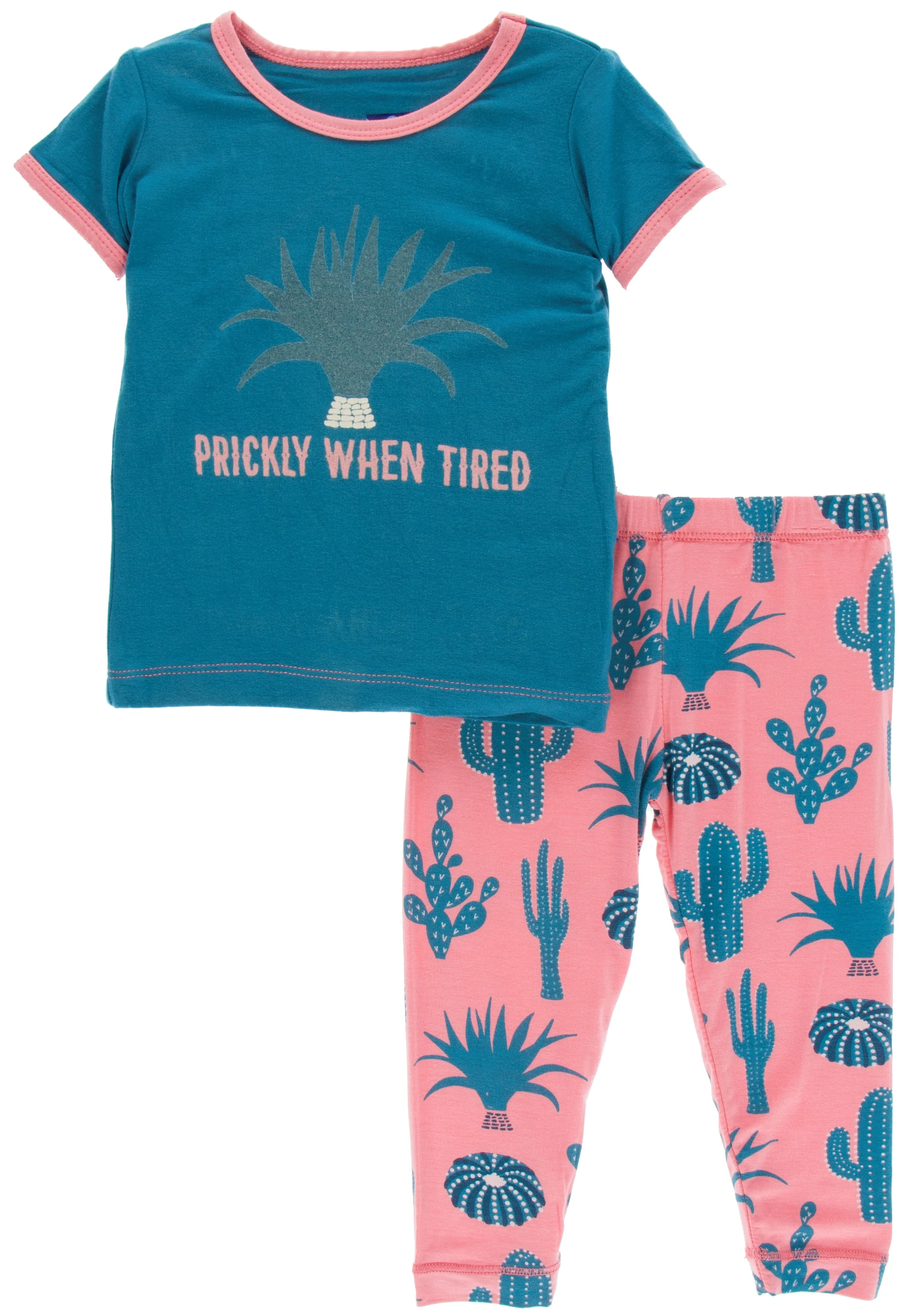 KicKee Pants Strawberry Cactus S/S Pajama Set with Pants