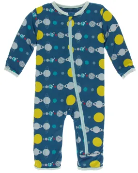 KicKee Pants Twilight Planets Coverall with Zipper