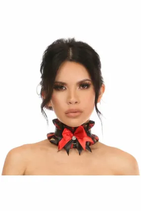 Kitten Collection Red Roses Satin Choker