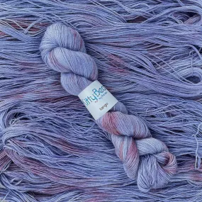 Largo: Alpaca, Linen, Silk Fingering Weight Yarn | Hand-Dyed Skeins | KittyBea by the Sea