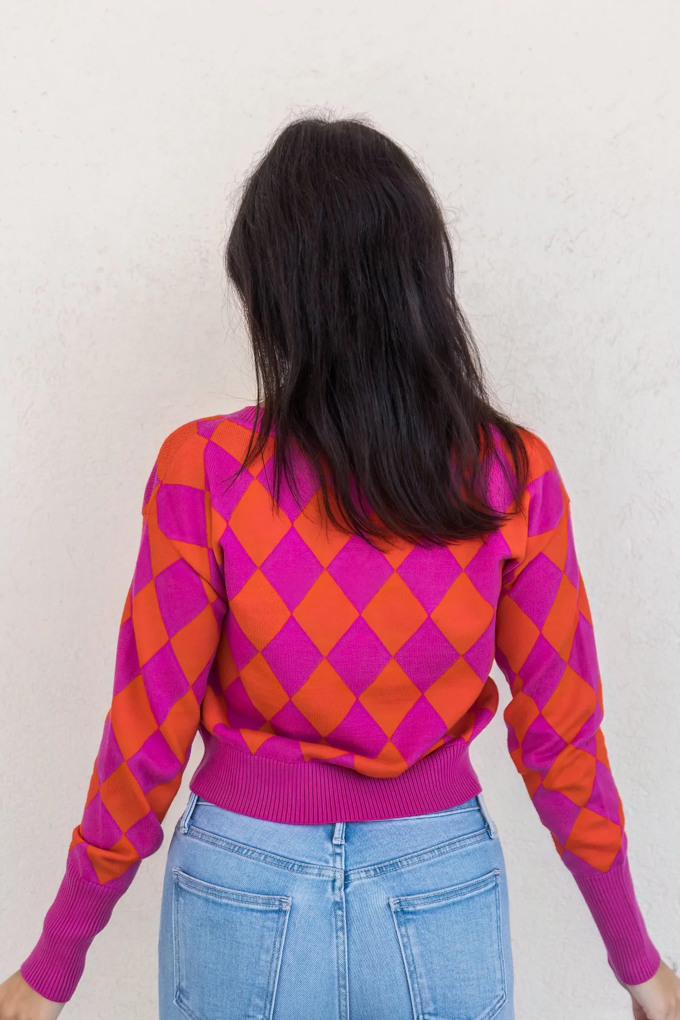 LAUREN FUSCHIA SWEATER