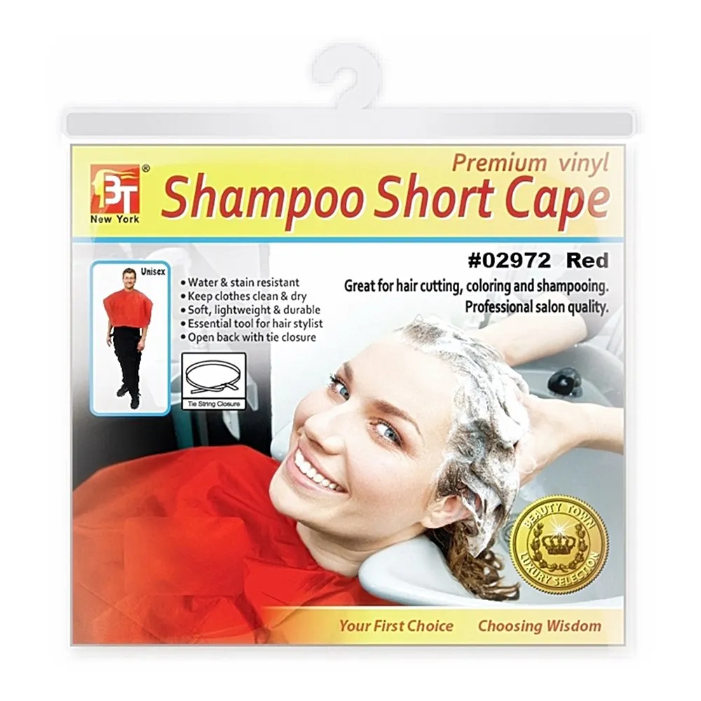 Luxury Vinyl Shampoo Short Cape