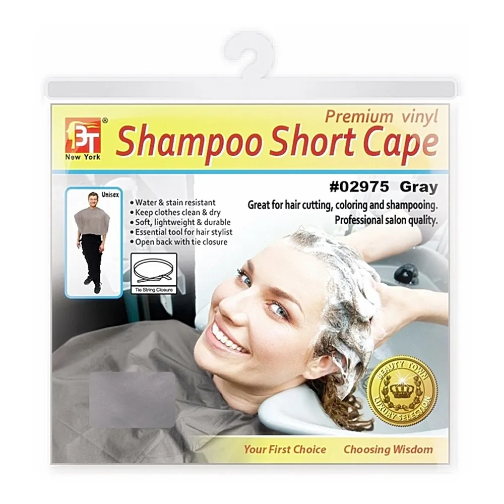 Luxury Vinyl Shampoo Short Cape