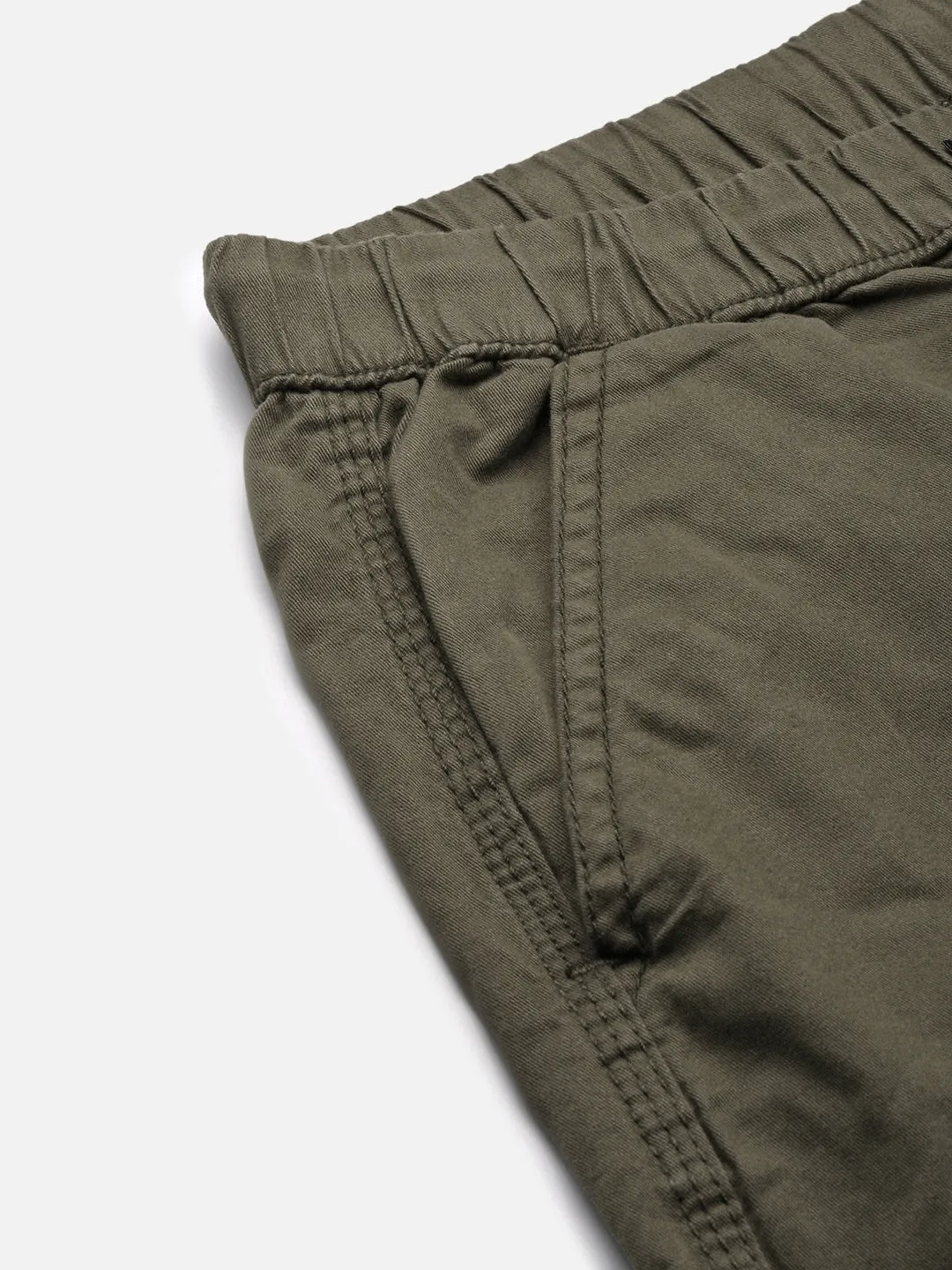 Men Solid Green Joggers