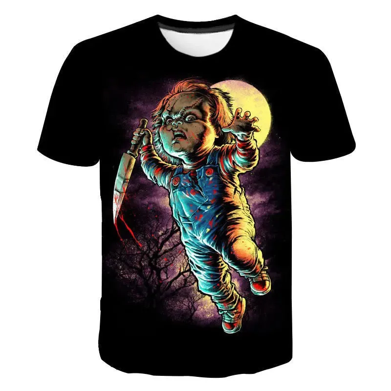 Men's 3D Digital Print Men's T-shirt