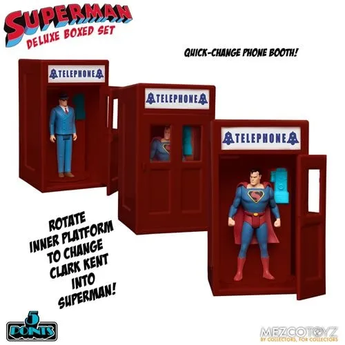 Mezco Toyz Superman (1941): The Mechanical Monsters 5 Points Deluxe Boxed Set