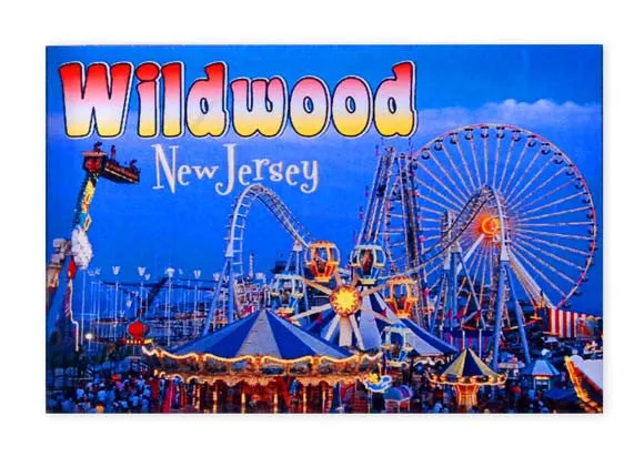 MGWJ01 Magnet Thick Lucite Wildwood Rides