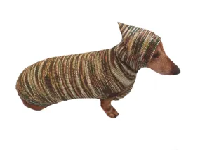 Military hooded sweater for dachshund or small dog, camouflage hoodie for dachshund