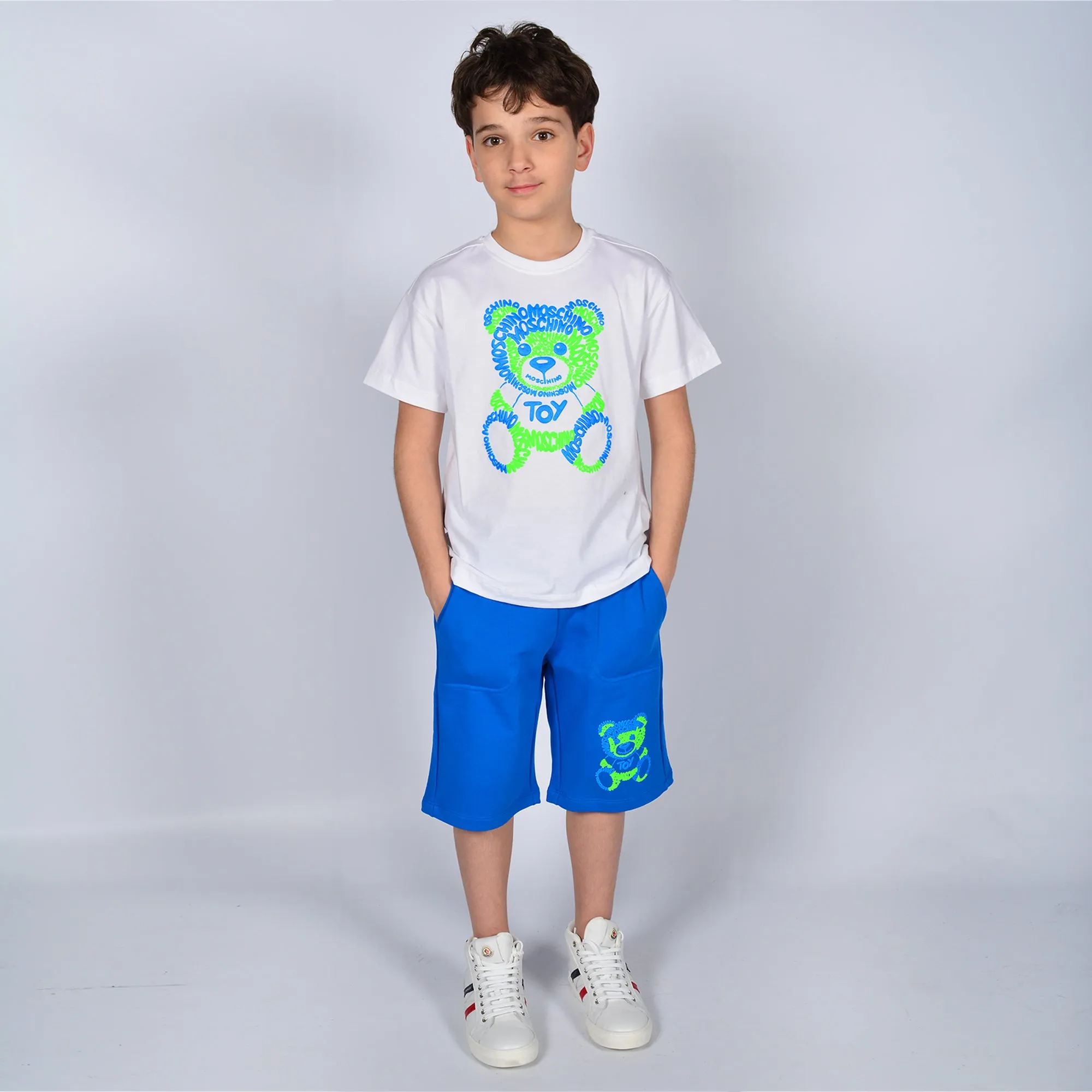 Moschino Neon Bear Ensemble