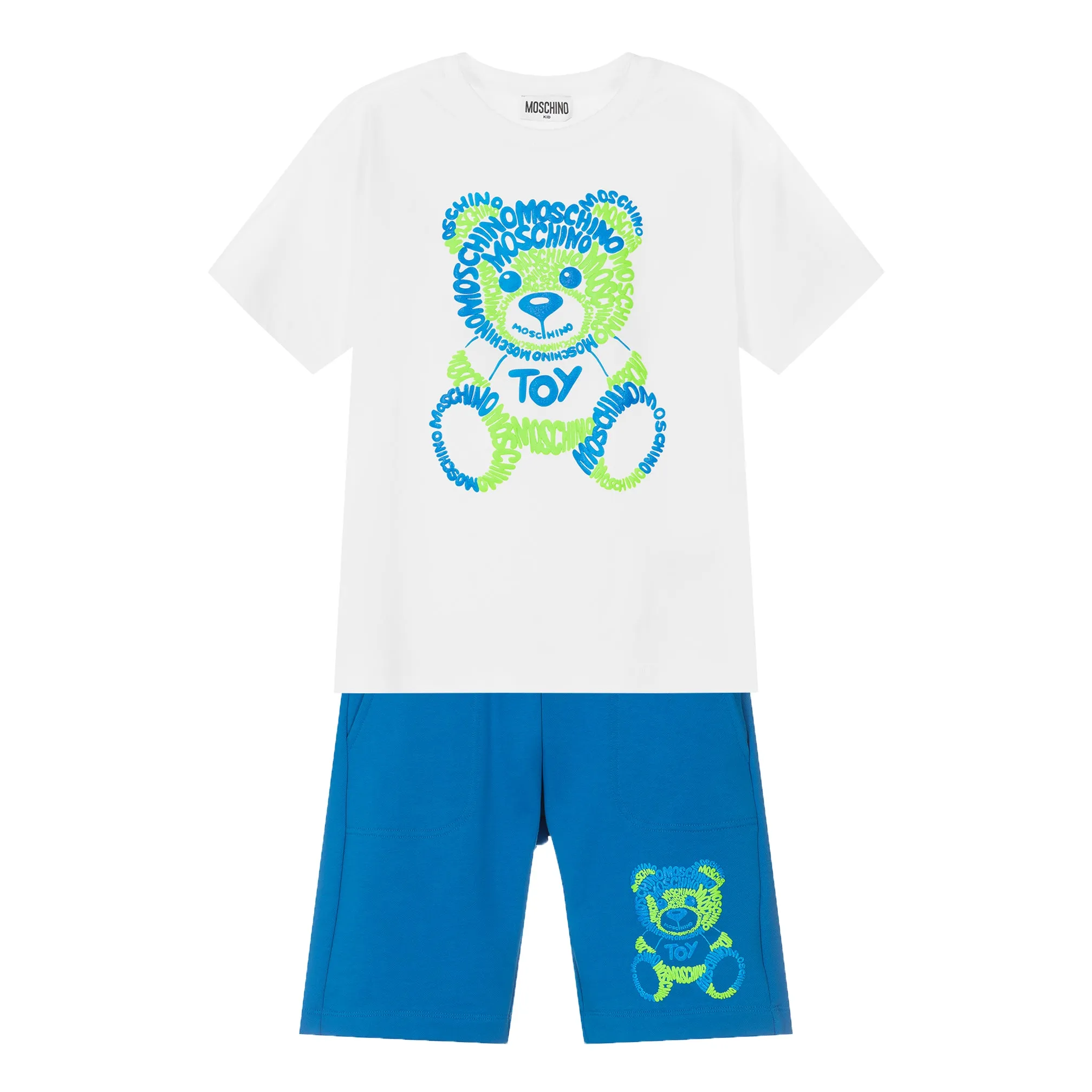 Moschino Neon Bear Ensemble