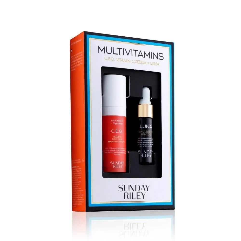 MULTIVITAMINS KIT - C.E.O. VITAMIN C SERUM & LUNA