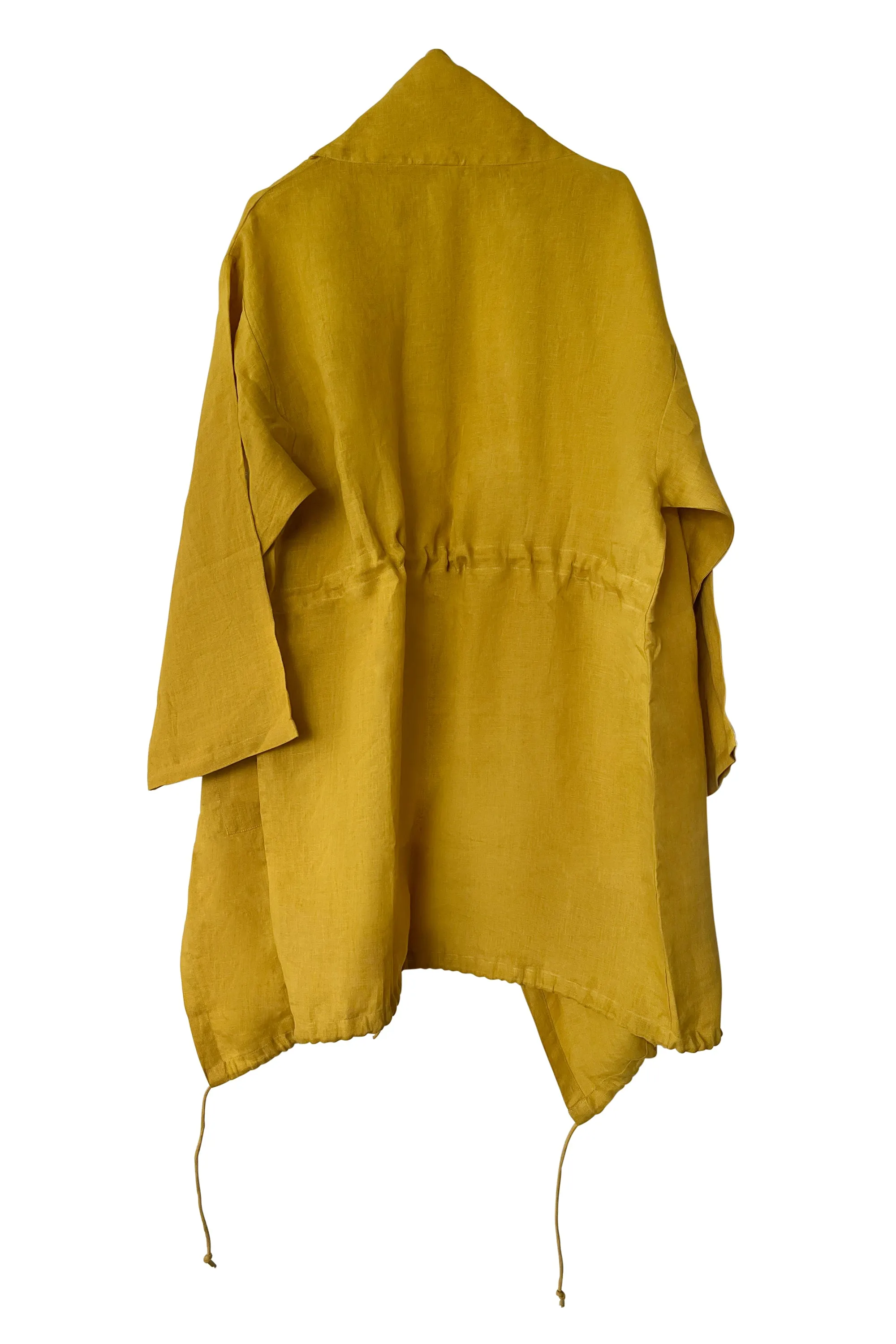 NEW! Linen Drawstring Overlay Tuscany Yellow