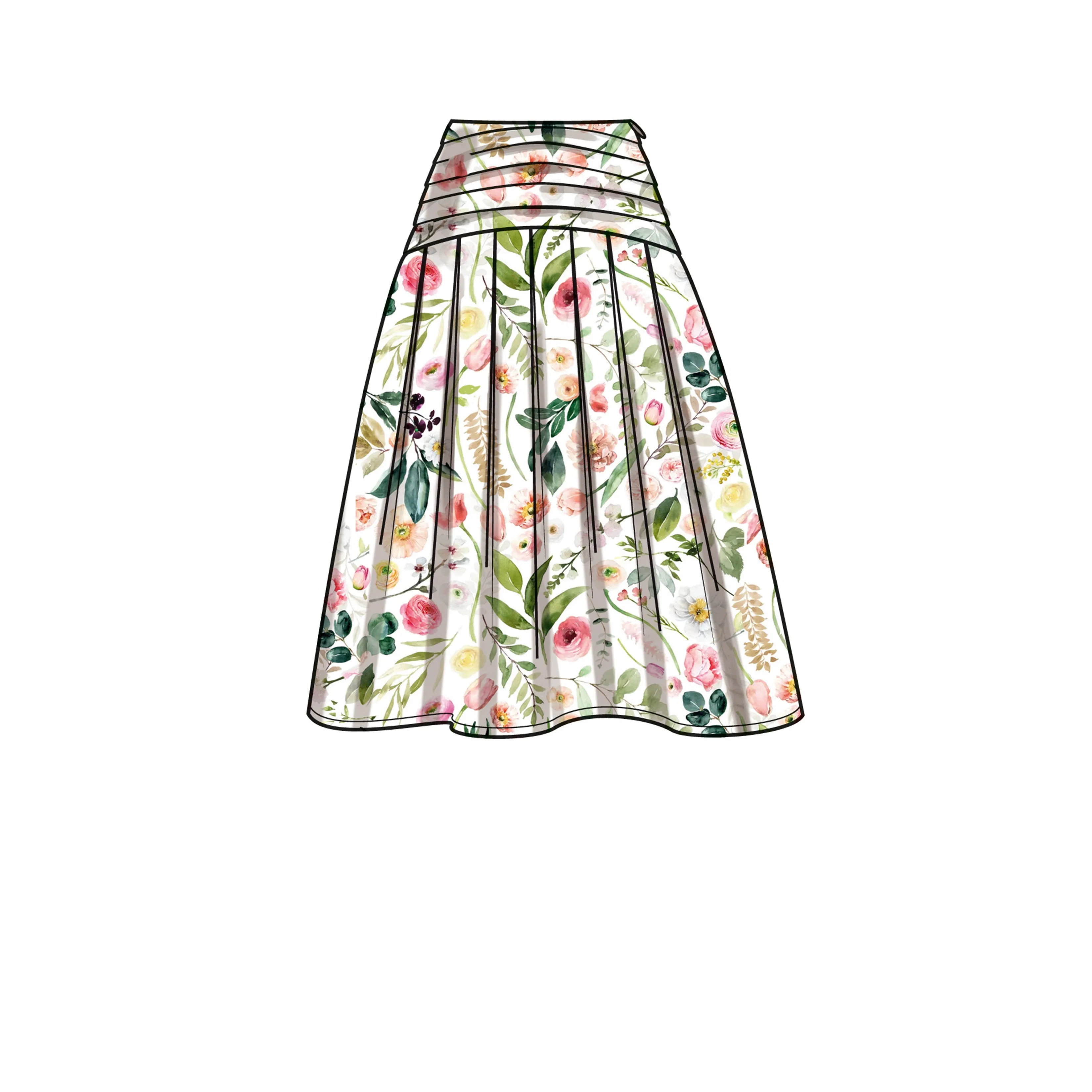 Newlook Pattern Un6744 Misses' Skirt