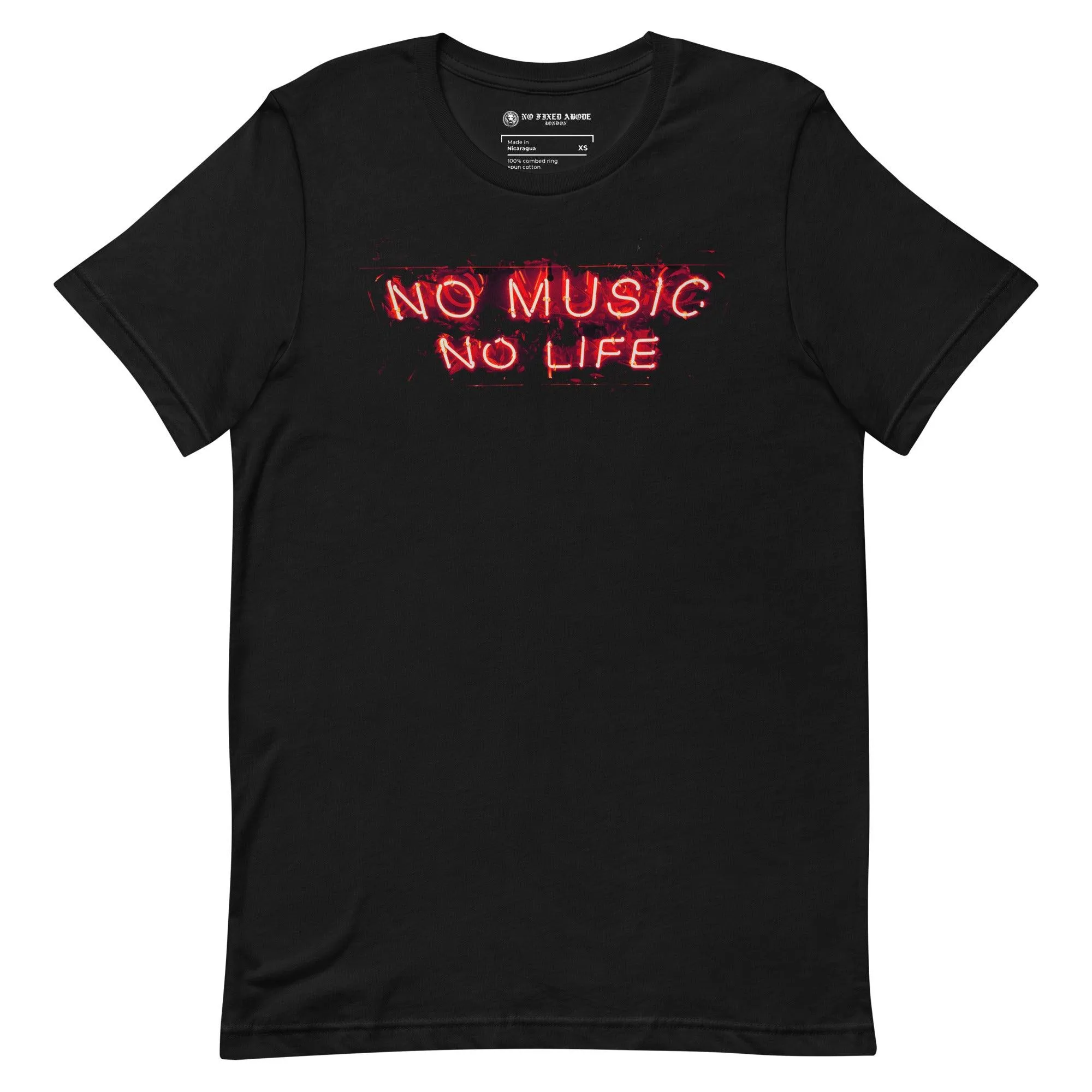 No Music No Life Neon T-shirt