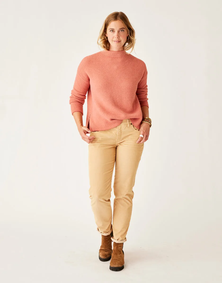 Olivia Plush Sweater: Henna Heather