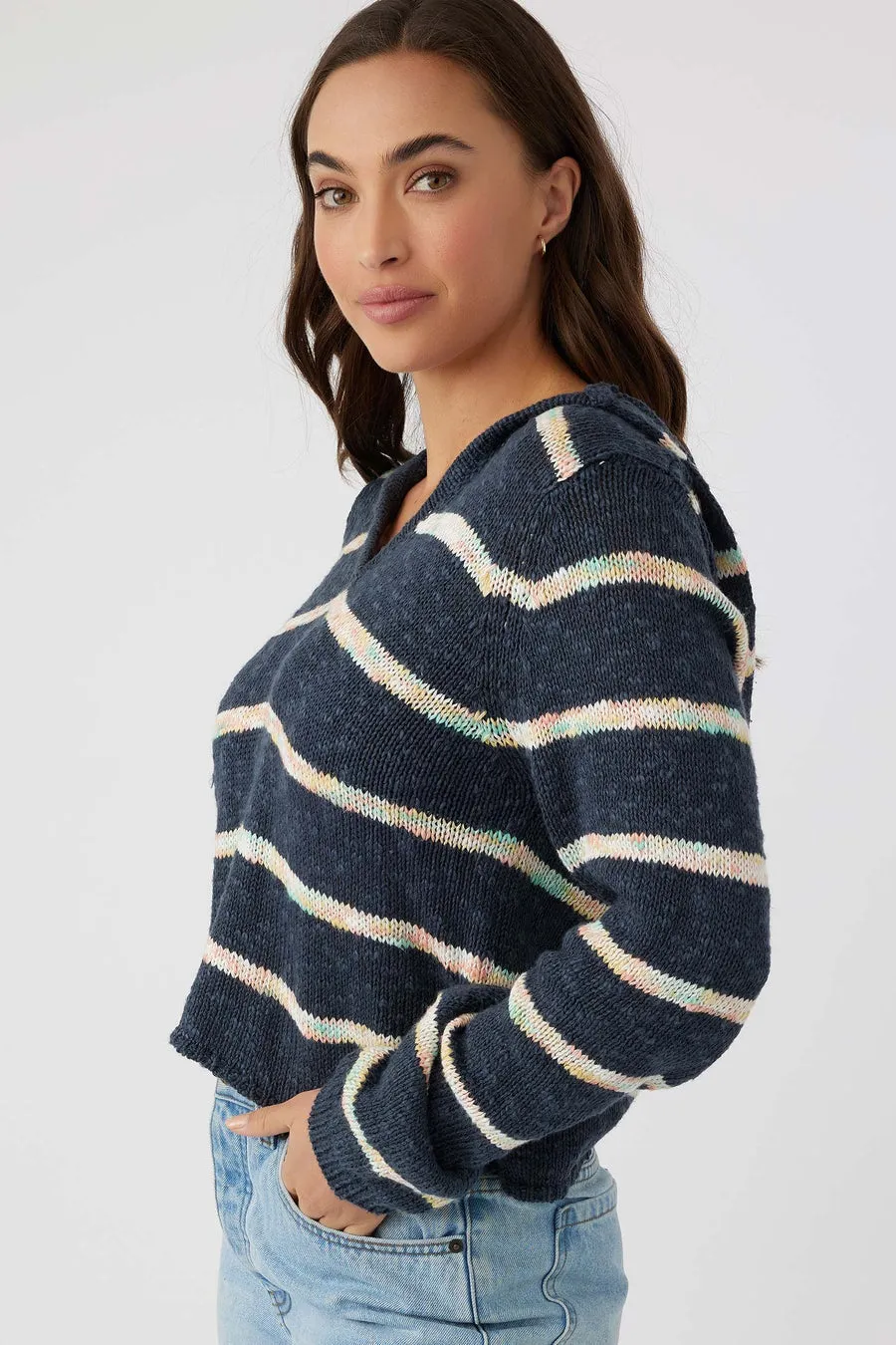 O'Neill Catamaran Crop Sweater-Slate