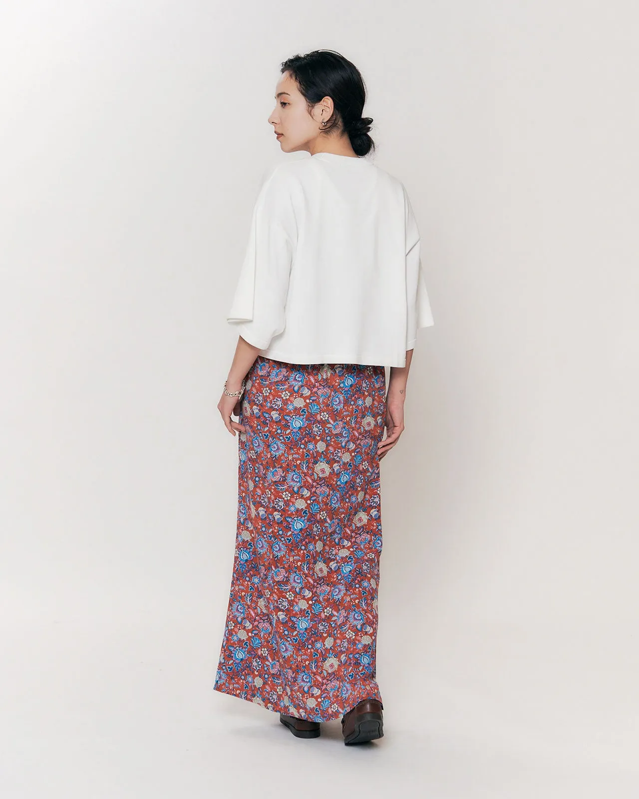 ORIENTAL FLOWER MERMAID SKIRT