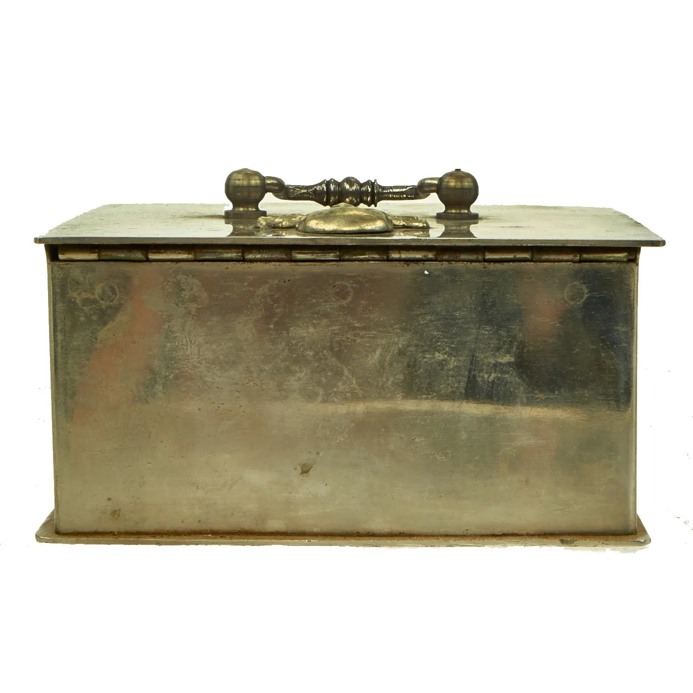 Original British Victorian Era Officer’s Mess Cash Box with Key from the 17th Lancers Regiment - Death or Glory