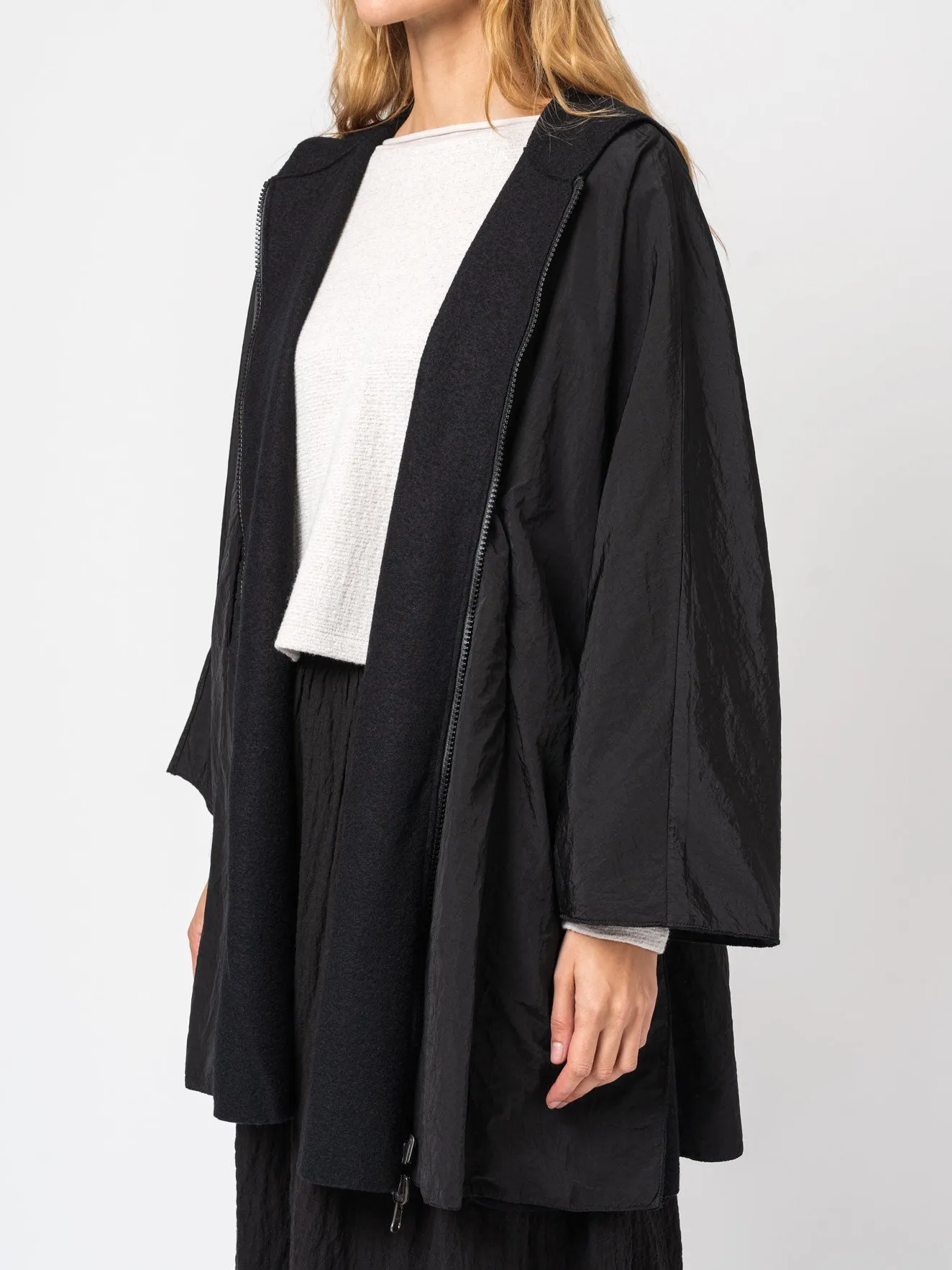 Oversize Hooded Cape