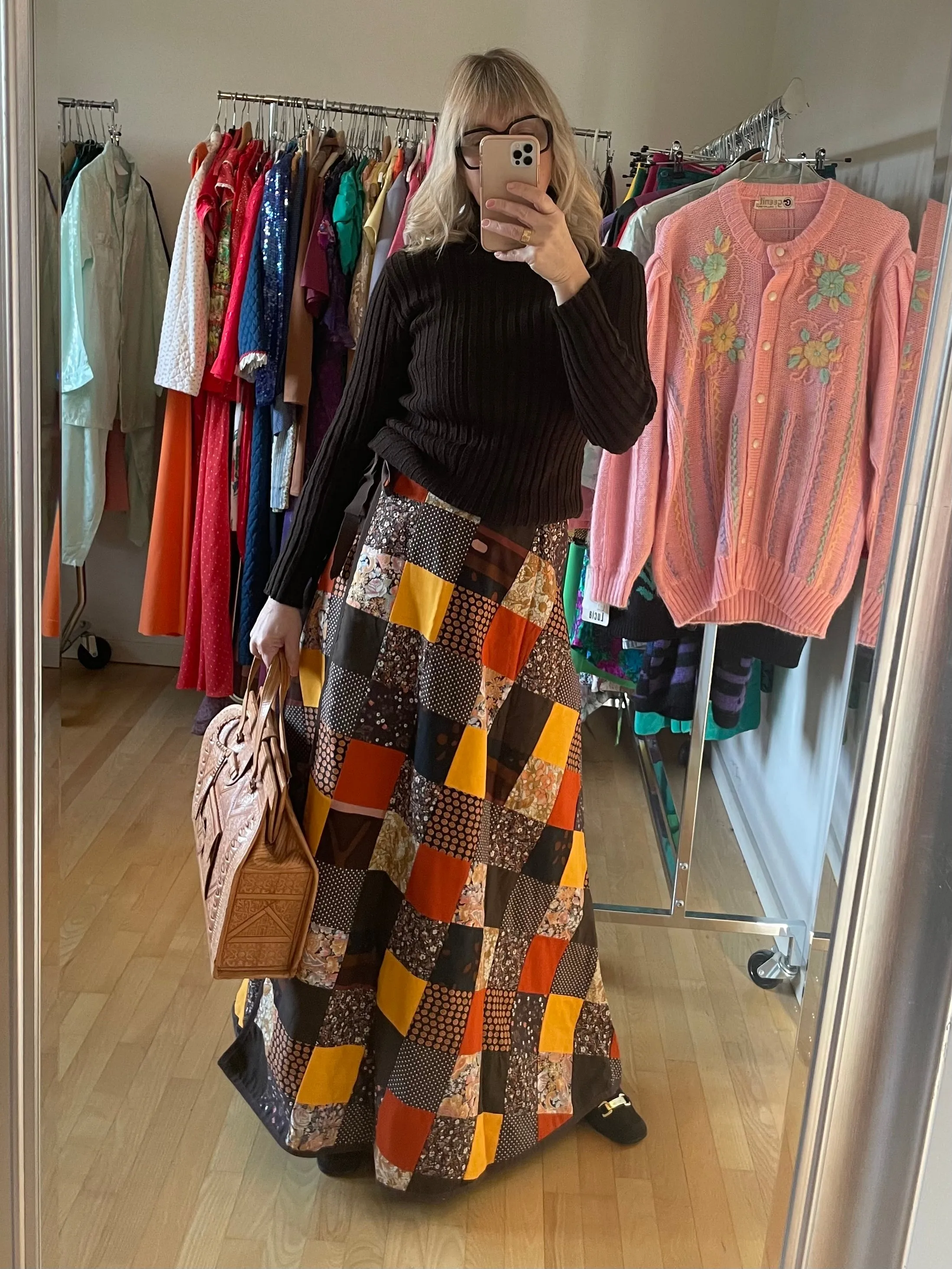 Patchwork Maxi Skirt