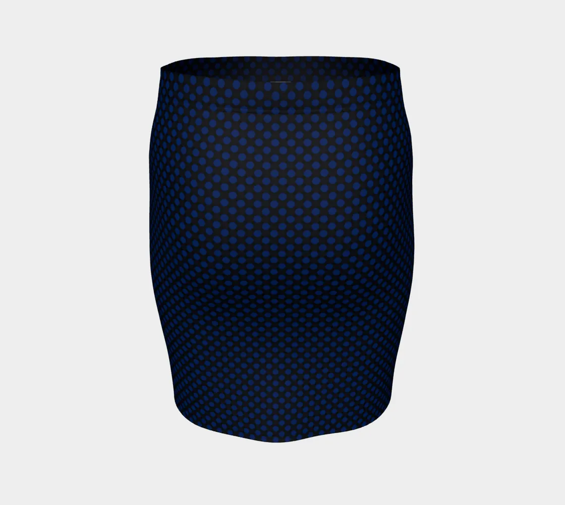 Polkadot Fitted Skirt