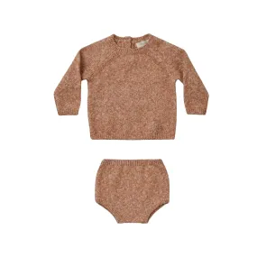 QUINCY MAE - Bailey Knit Set | Heathered Clay