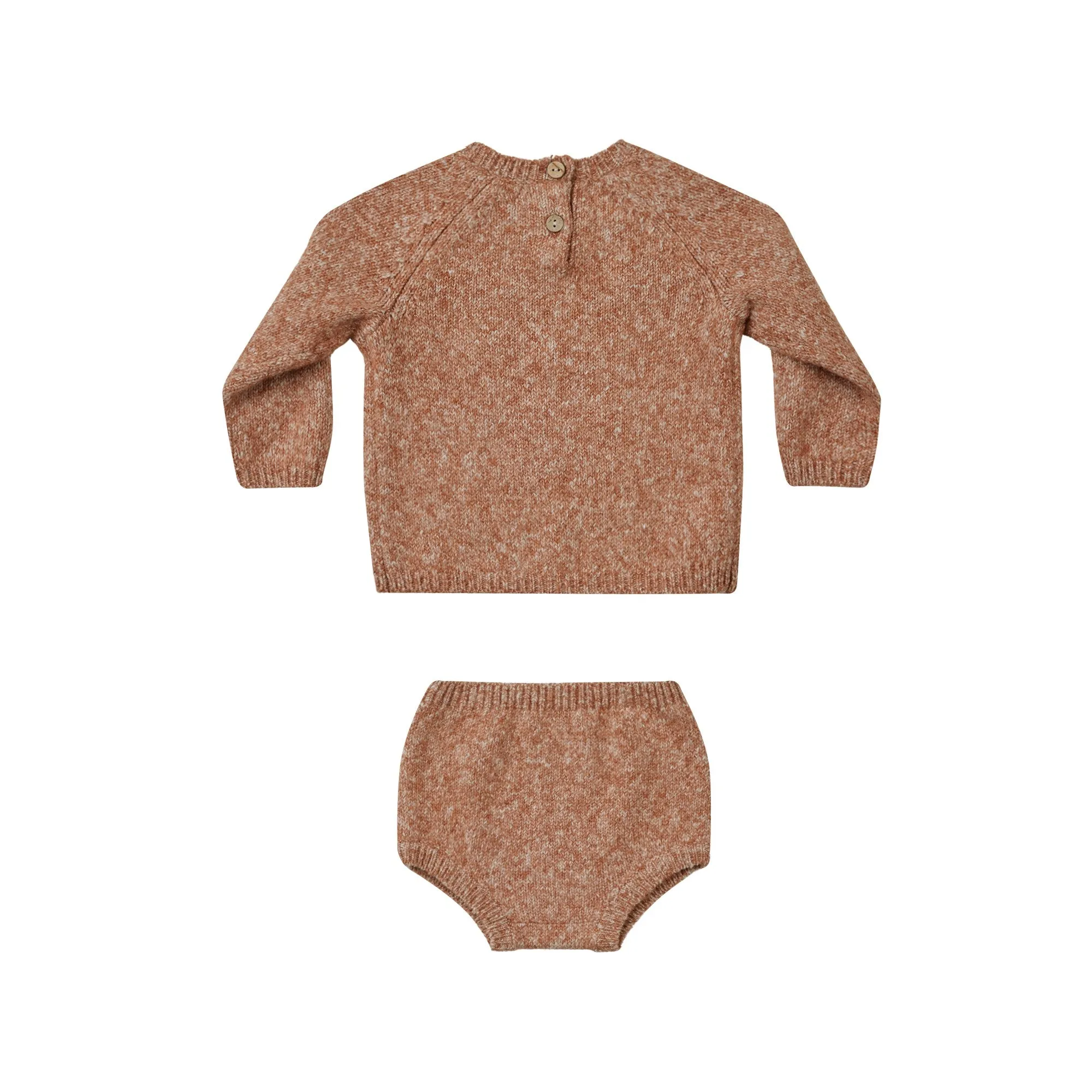 QUINCY MAE - Bailey Knit Set | Heathered Clay