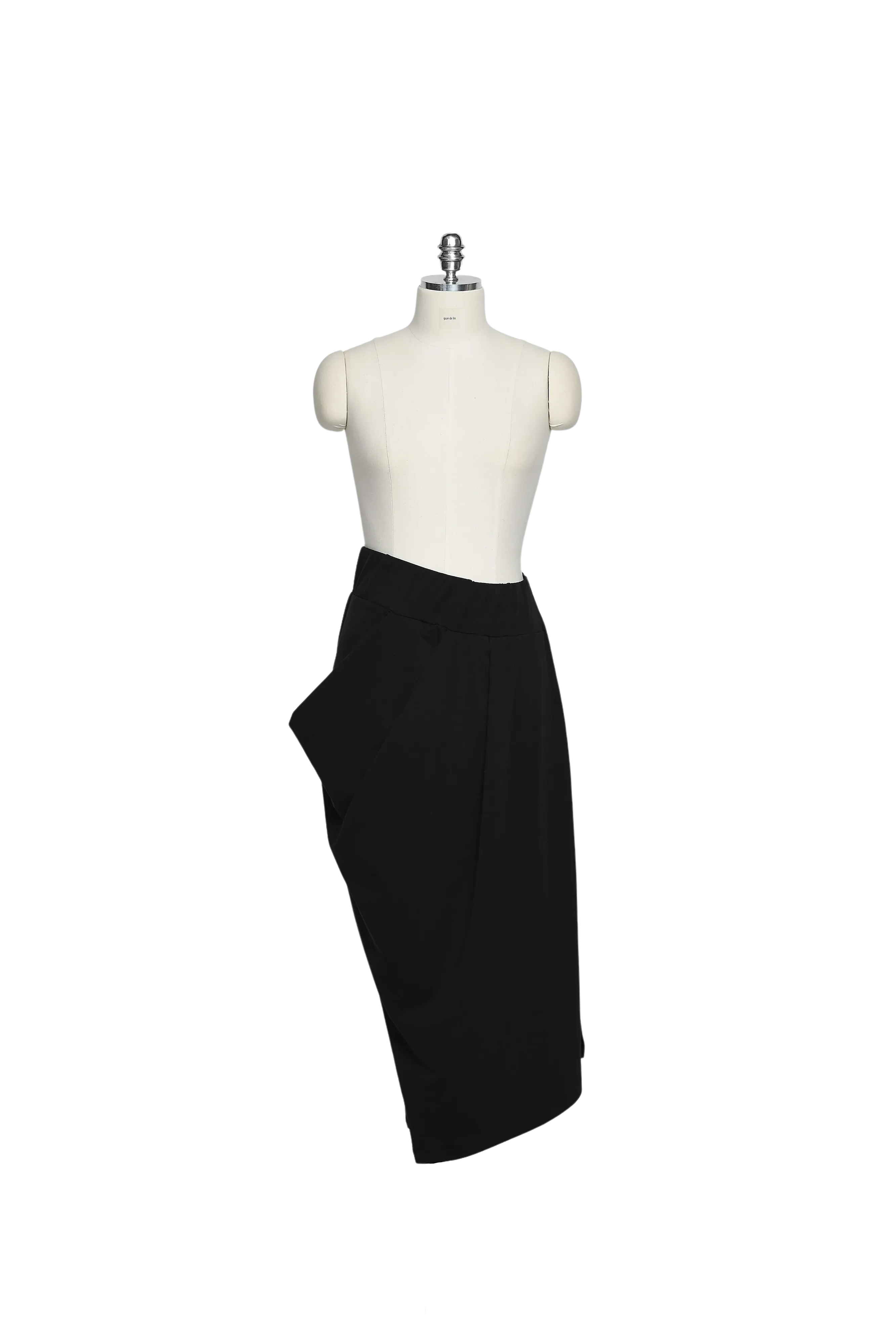 Recycled one pocket skirt black