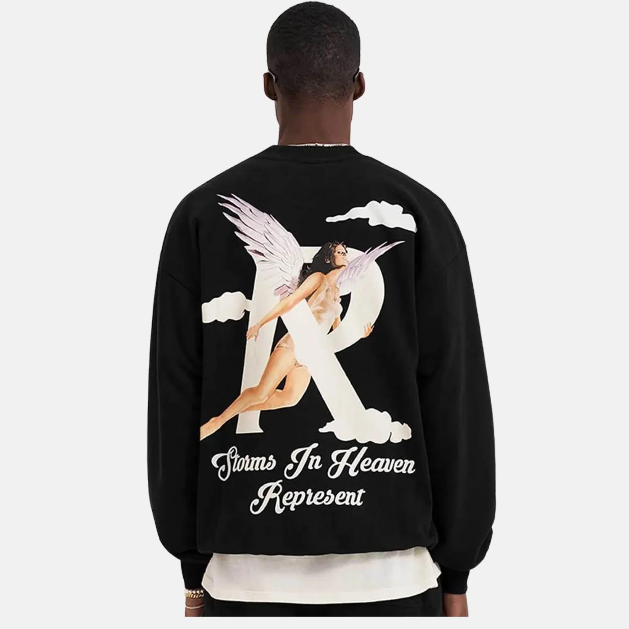 Represent Storms In Heaven Black Sweater