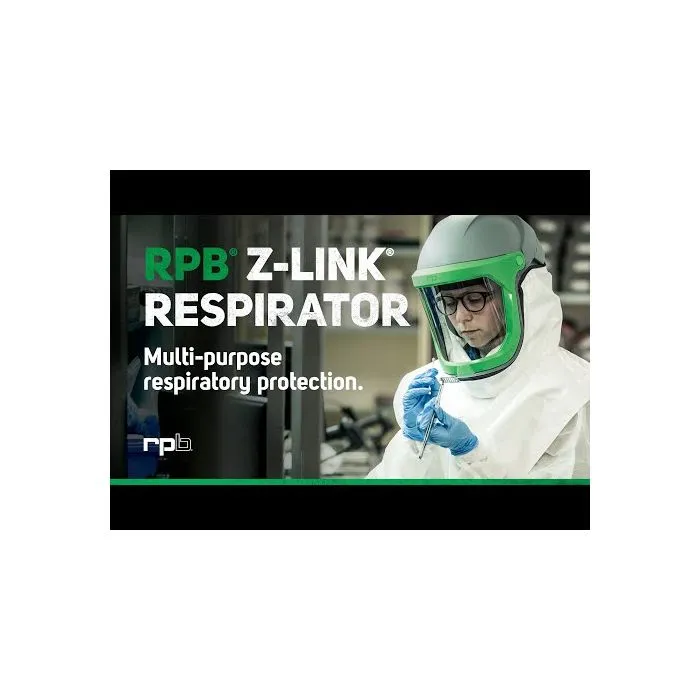 RPB Safety 16-015-21 Z-Link Respirator with Zytec FR Shoulder Cape, SAR Breathing Tube, C40 Climate Control Device, 1 Kit