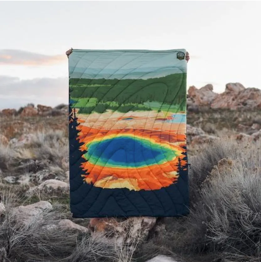 Rumpl Original Puffy Blanket - Yellowstone Prismatic