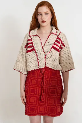 Sevilla Crochet Mini Skirt