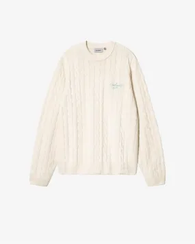 SIGNATURE SWEATER - NATURAL/DUSTY ICE