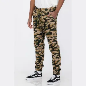 Solid Camo Jogger Pants