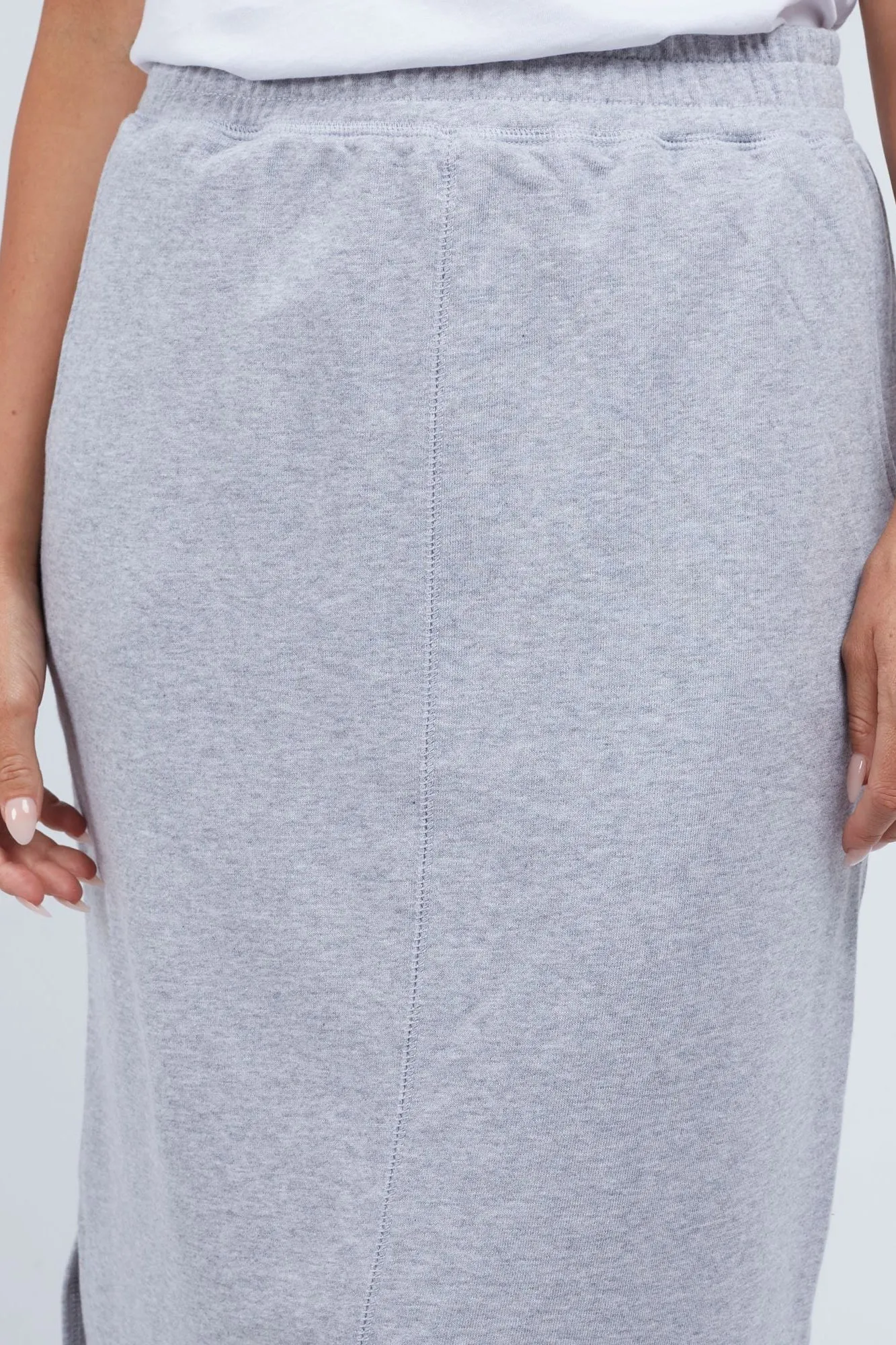 Staple Skirt in Marle Grey