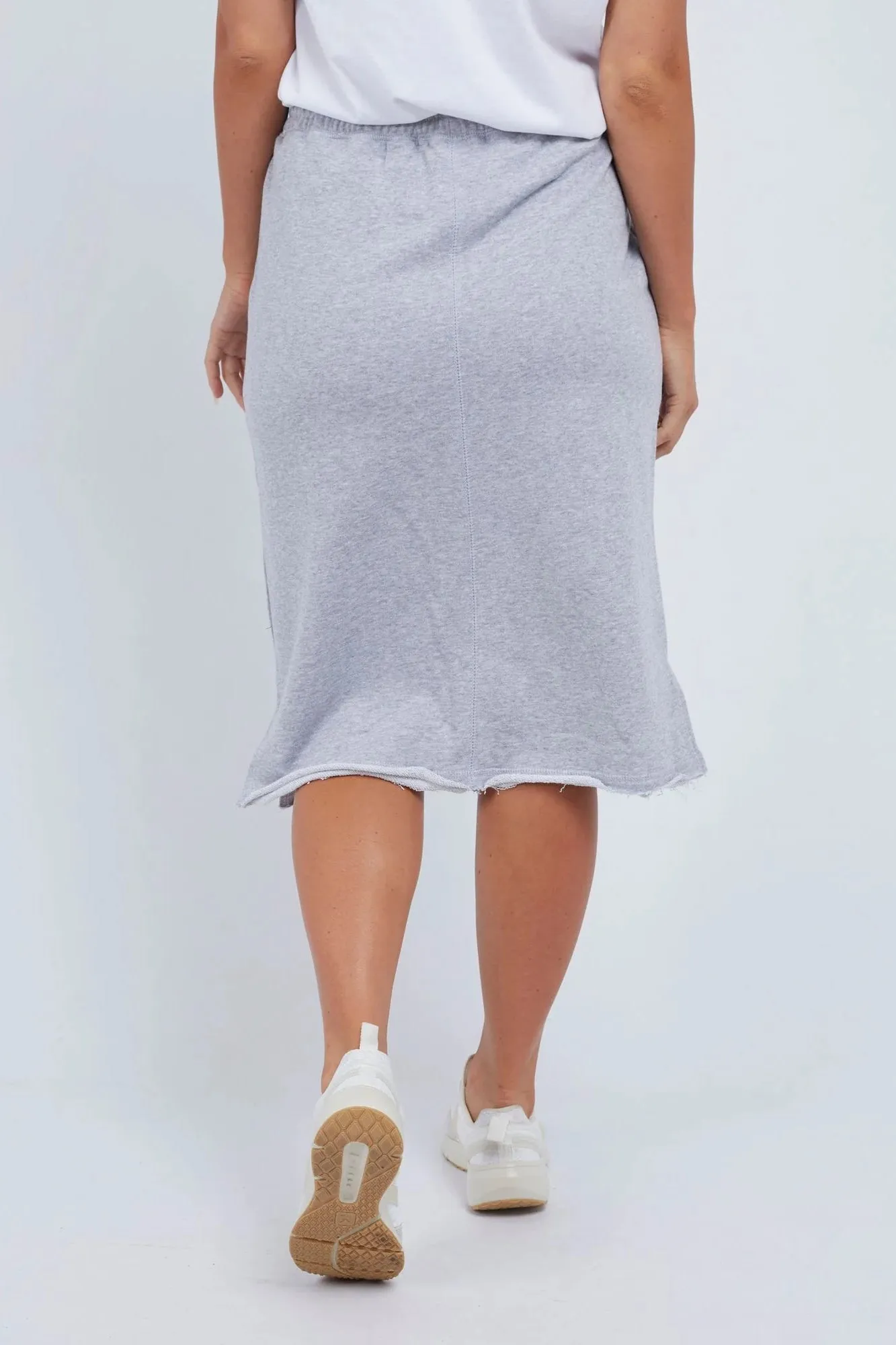 Staple Skirt in Marle Grey