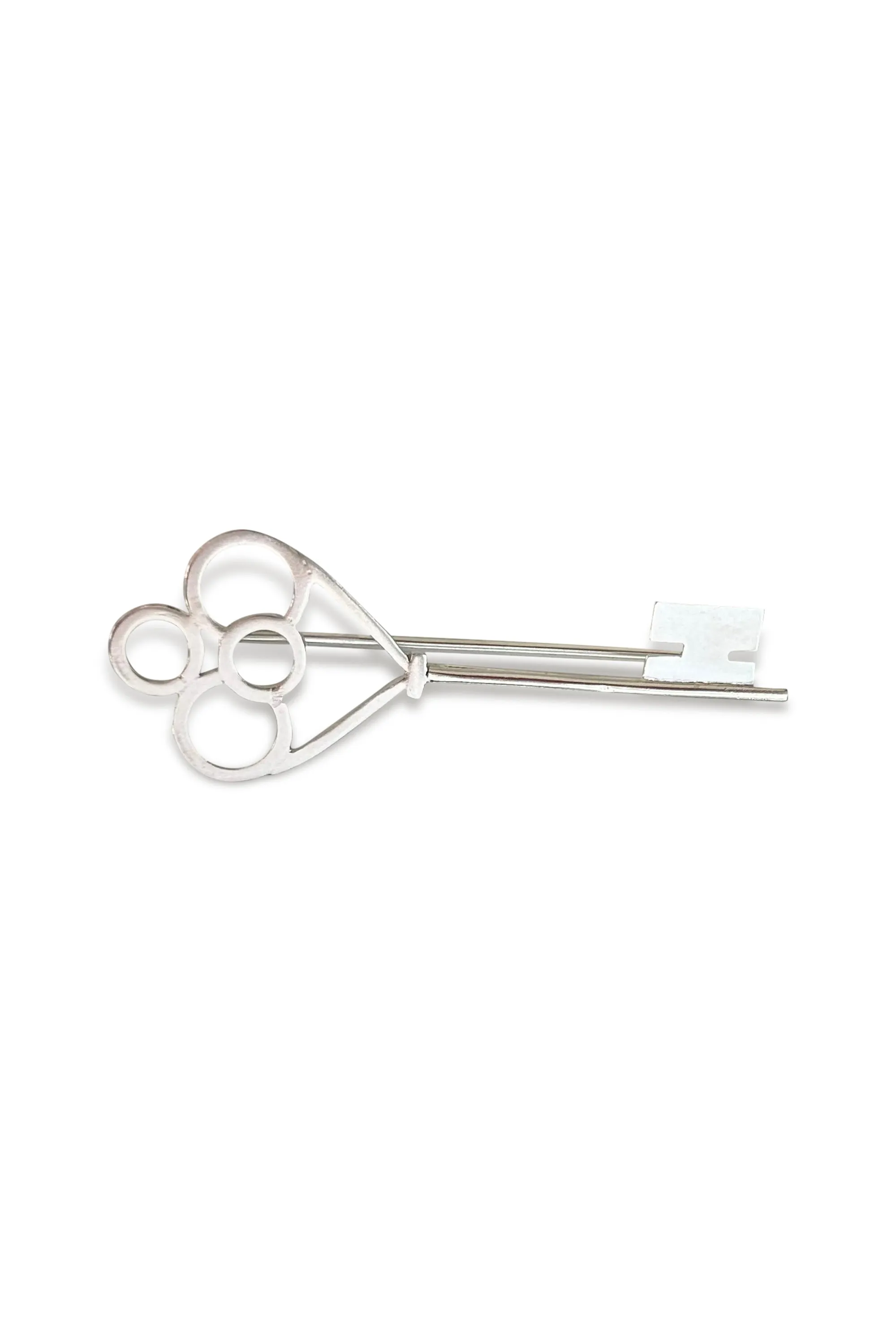 Sterling Silver Brooch Key