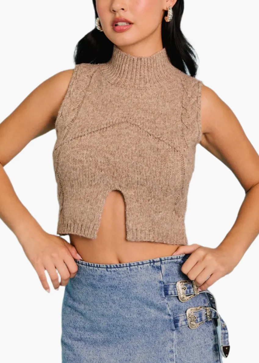 Susu Cropped Sweater Top