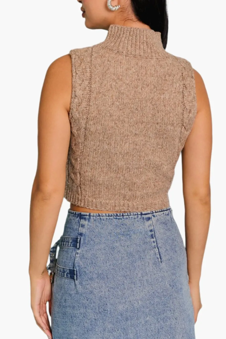 Susu Cropped Sweater Top